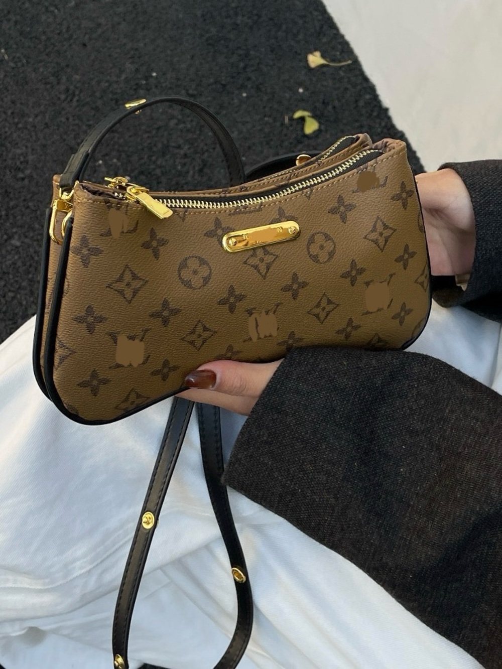 New women’s brown fashion shoulder bag